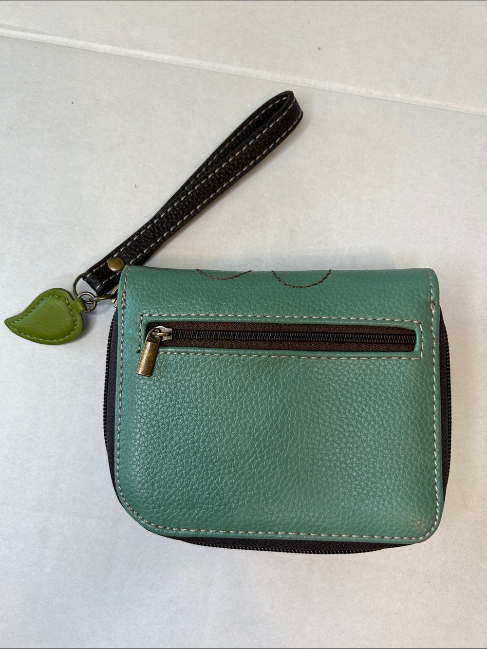 CHALA LADYBUG ZIP AROUND FAUX LEATHER WRISTLET WALLET - Picture 3 of 11
